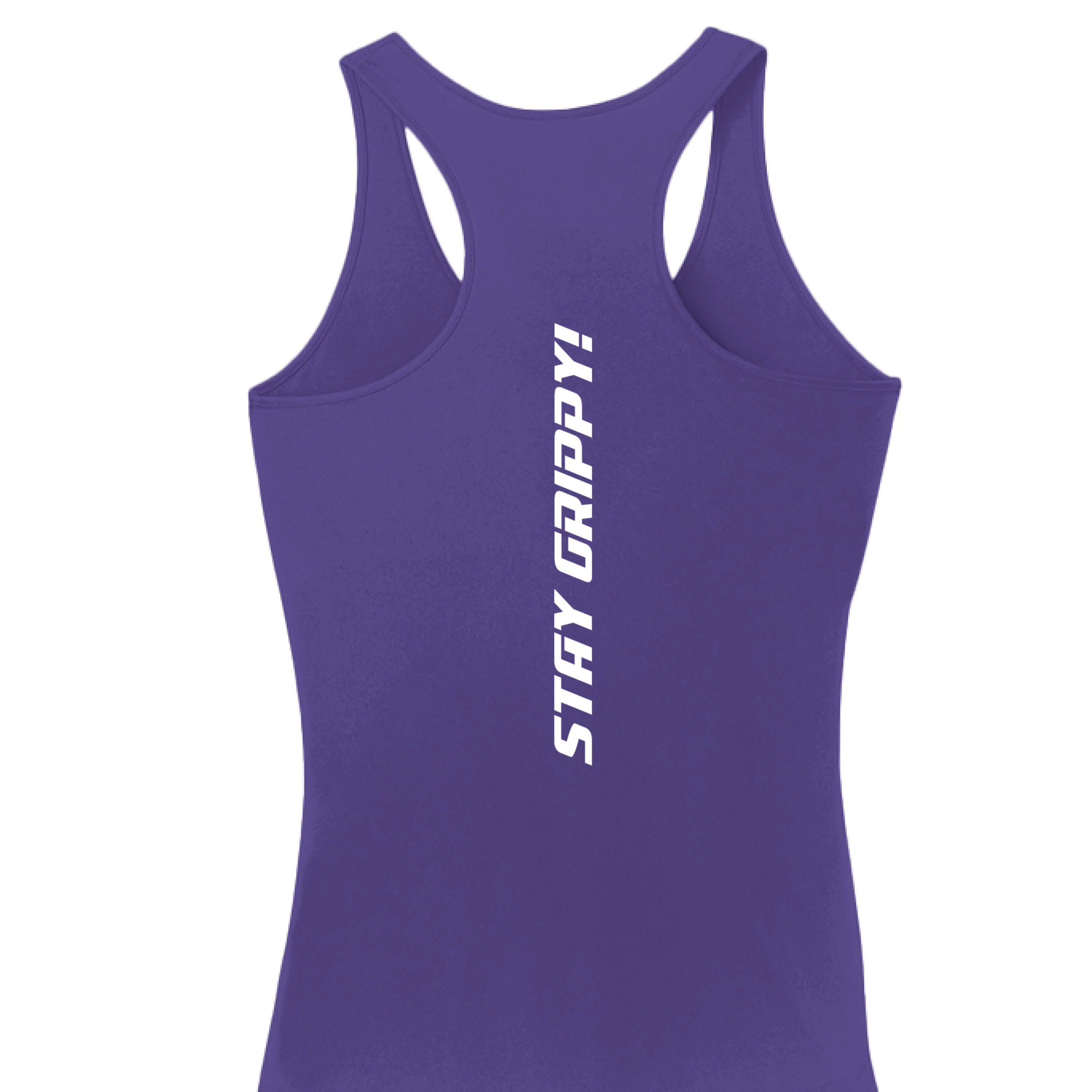 Ambassador Women's Performance Racerback Tank - White Logo - Image 6