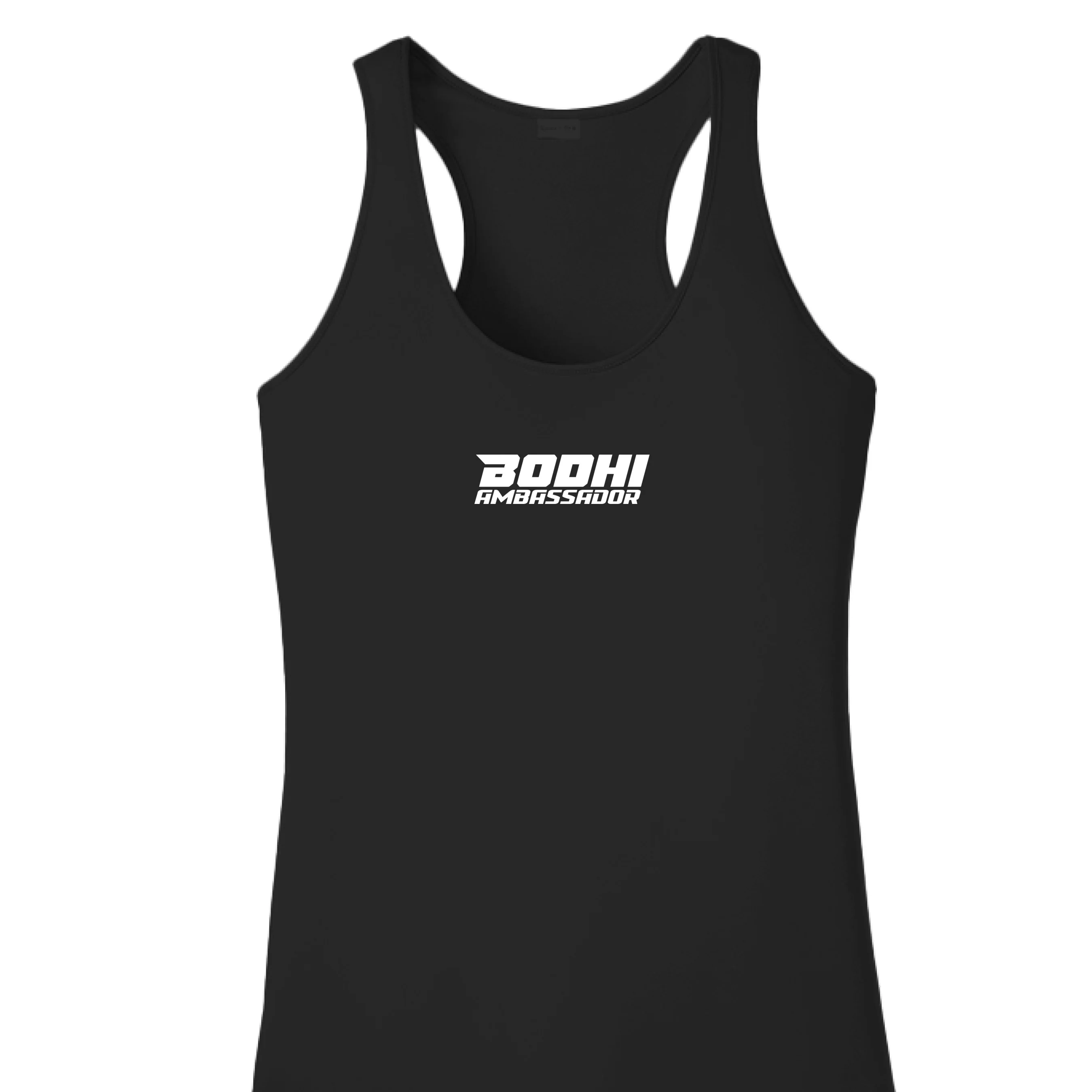 Ambassador Women's Performance Racerback Tank - White Logo - Image 9