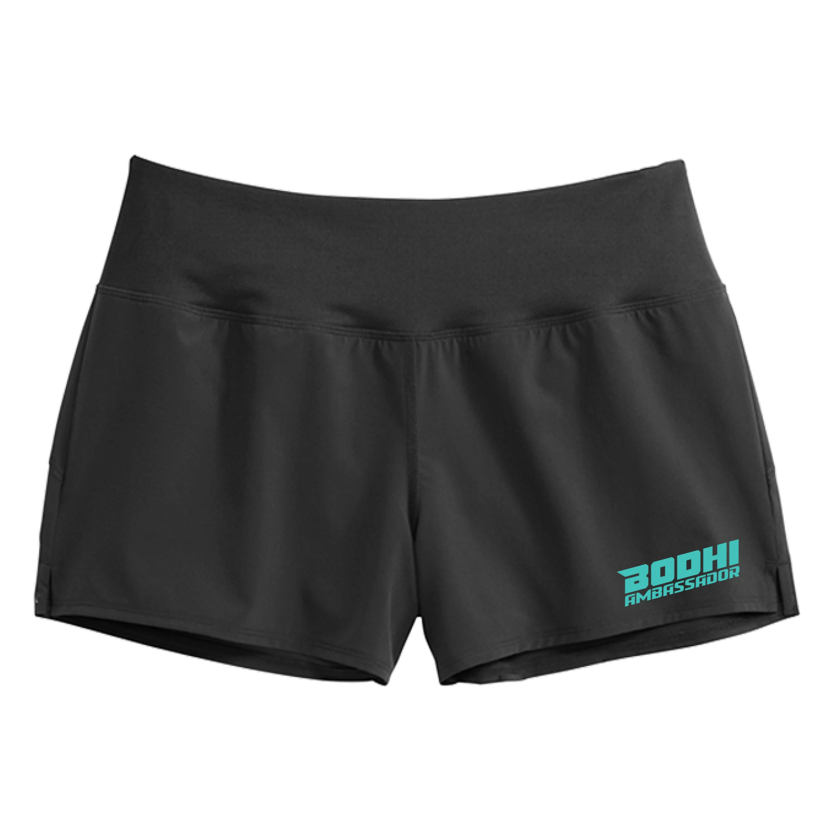 Women's Ambassador Performance Shorts - Teal Logo - Image 7