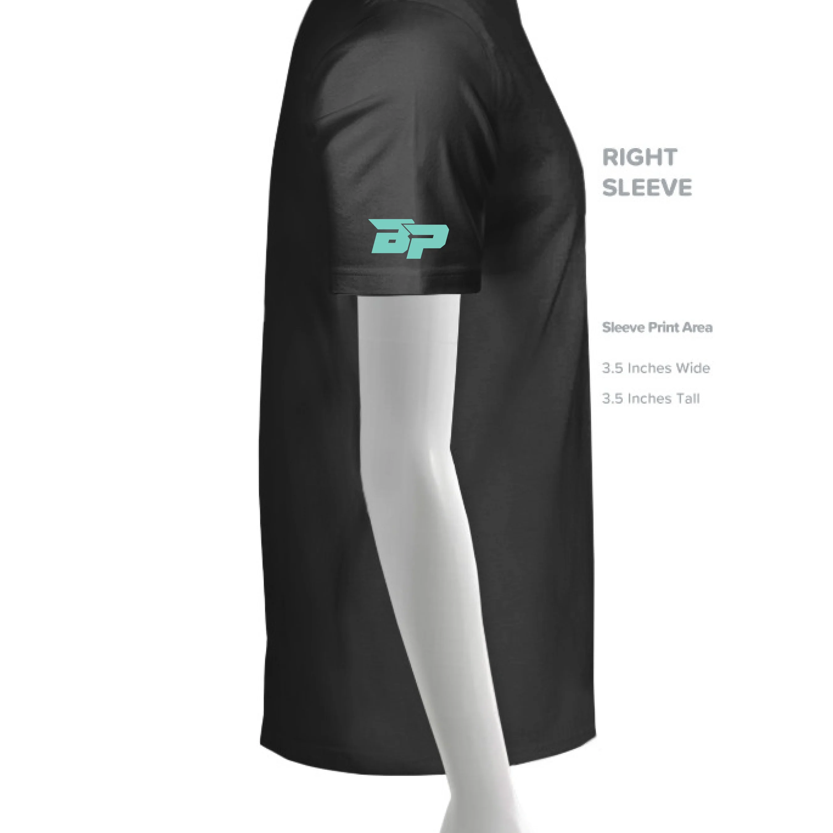 Ambassador Performance Tee - SG Stamp Teal Logo - Image 3