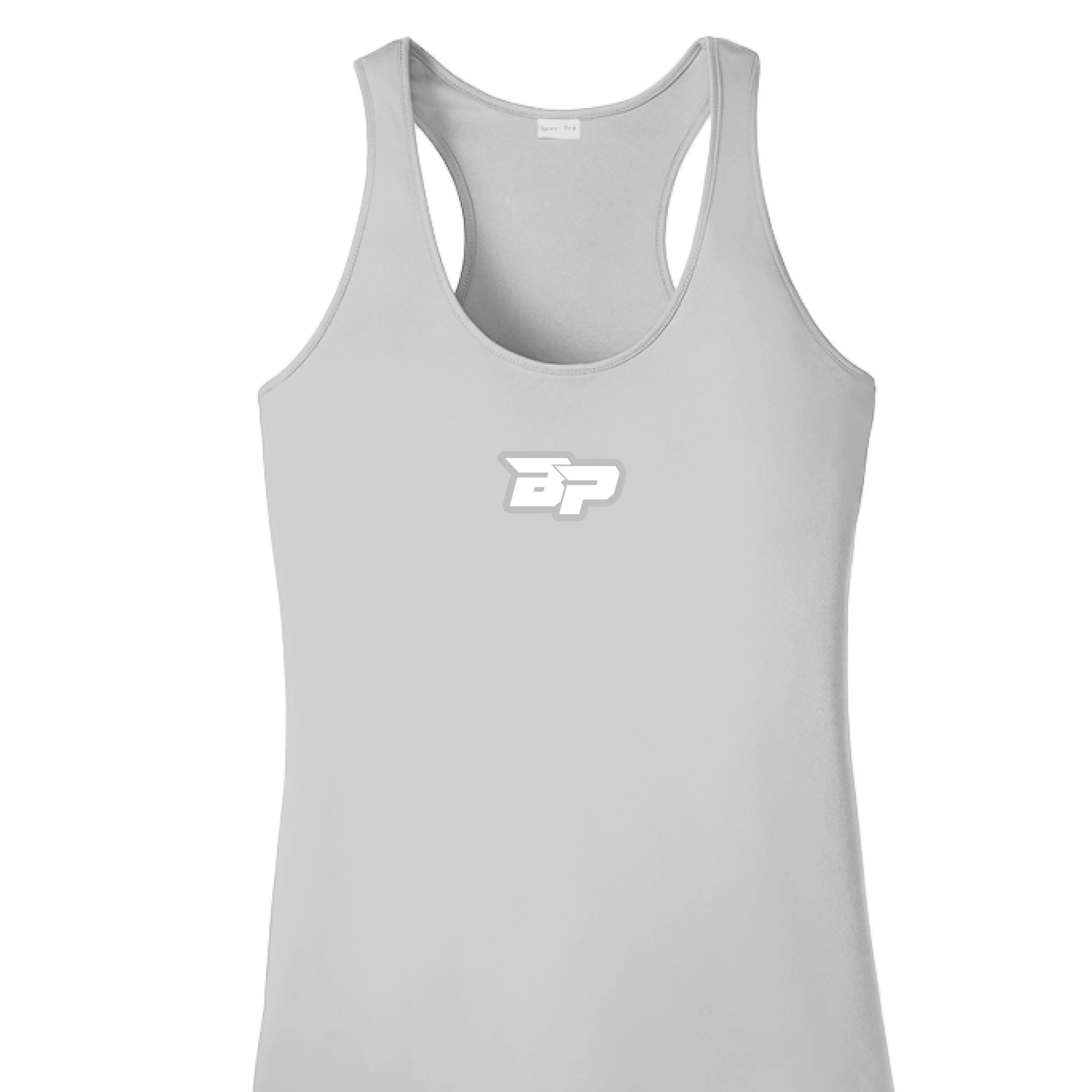 Bodhi Women's Performance Racerback Tank - Grey BP - Image 3