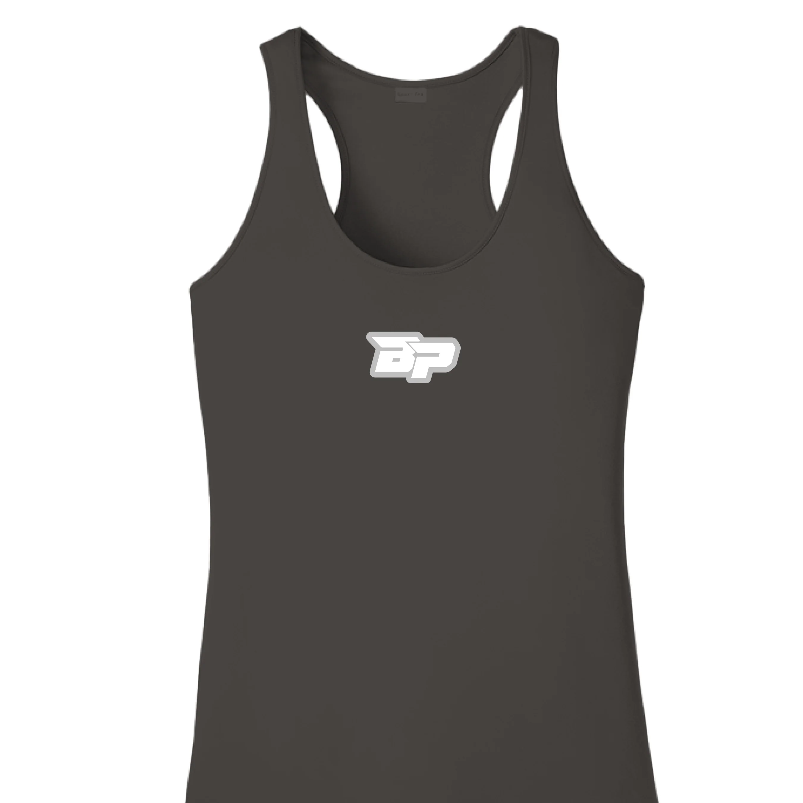 Bodhi Women's Performance Racerback Tank - Grey BP - Image 9
