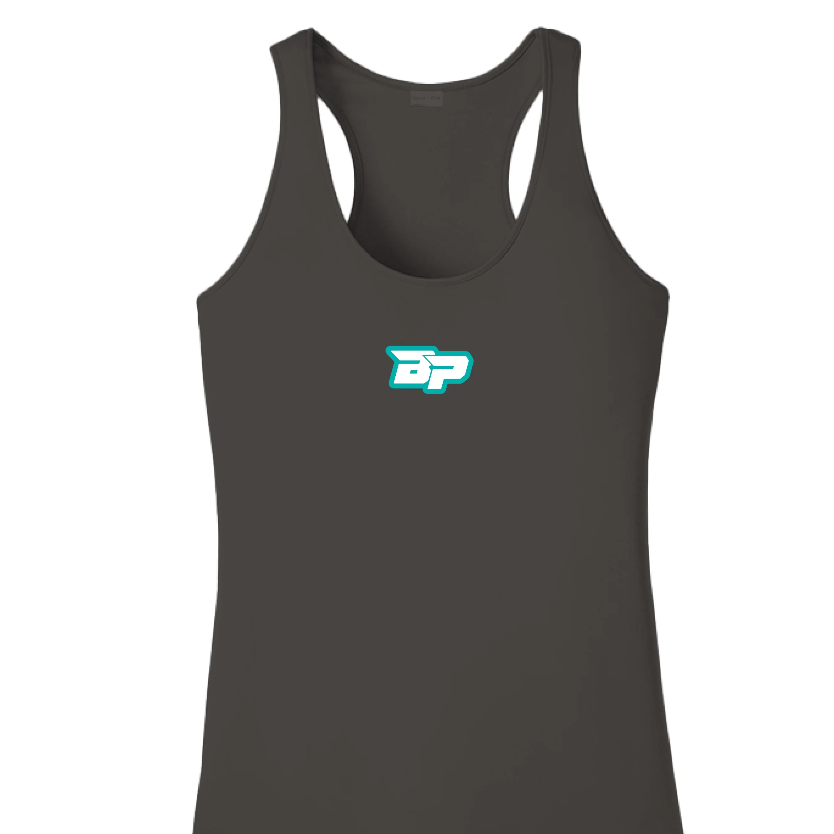 Bodhi Women's Performance Racerback Tank - Teal BP - Image 3