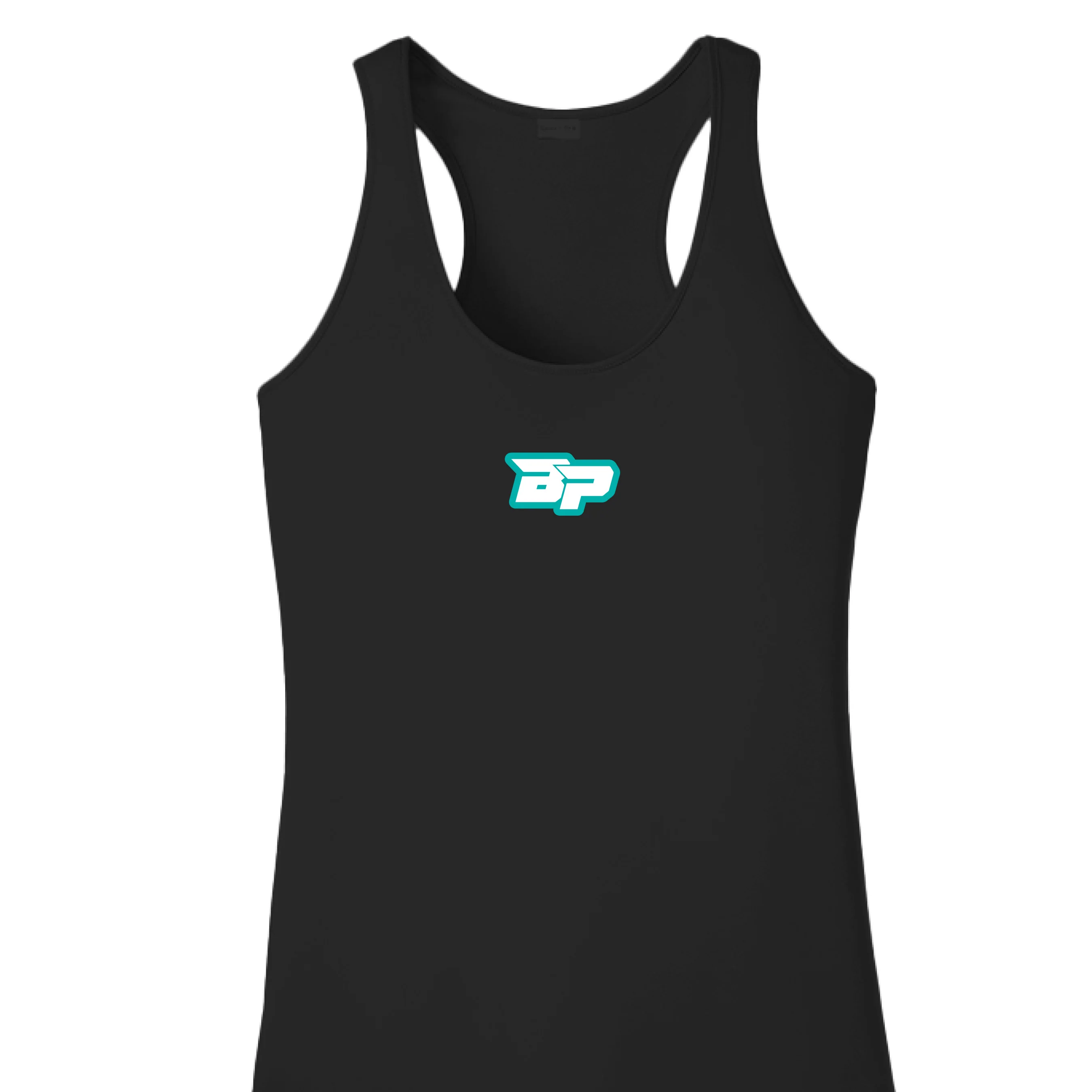 Bodhi Women's Performance Racerback Tank - Teal BP - Image 5