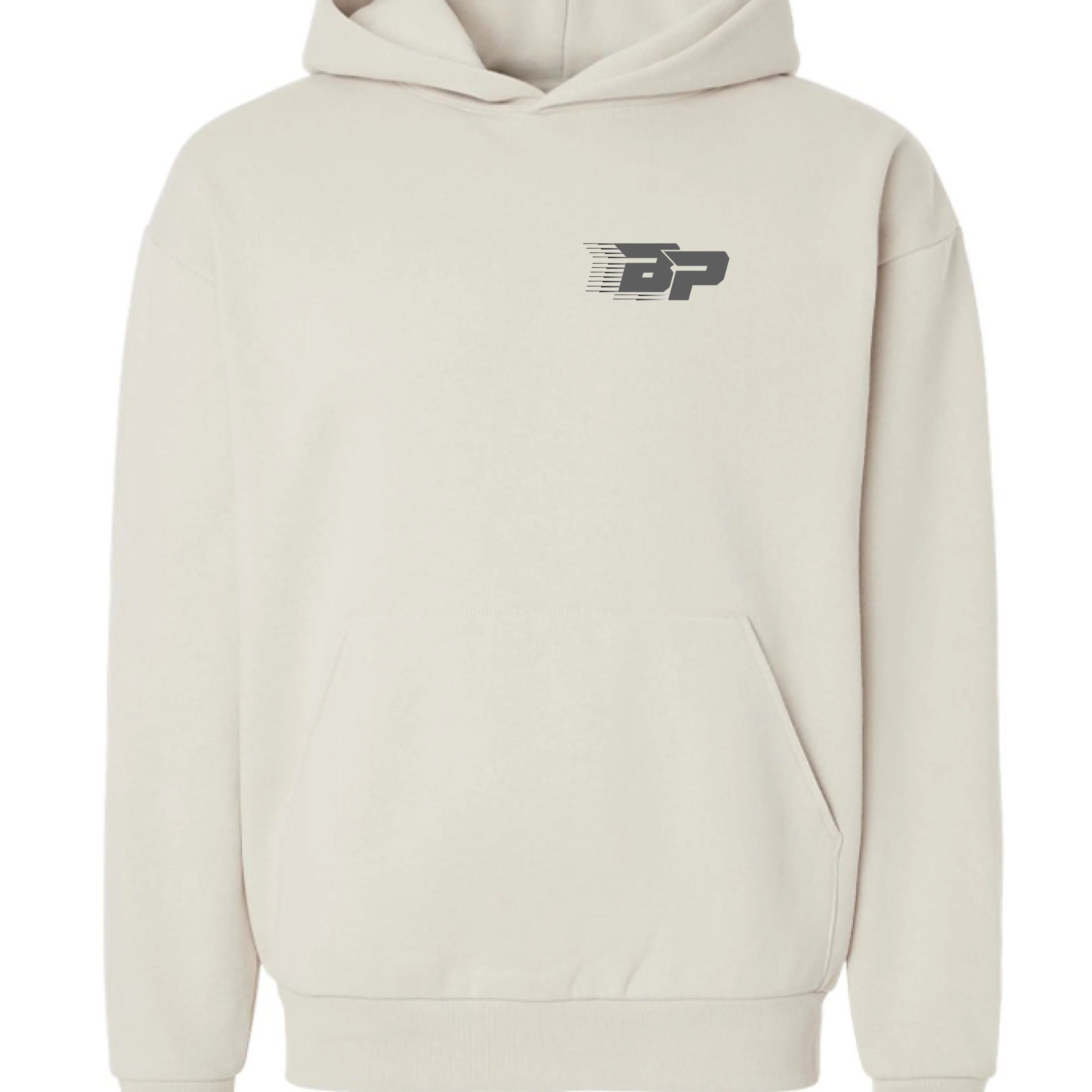 BP Heavyweight Hoodie - Grey Trailing BP - Image 4