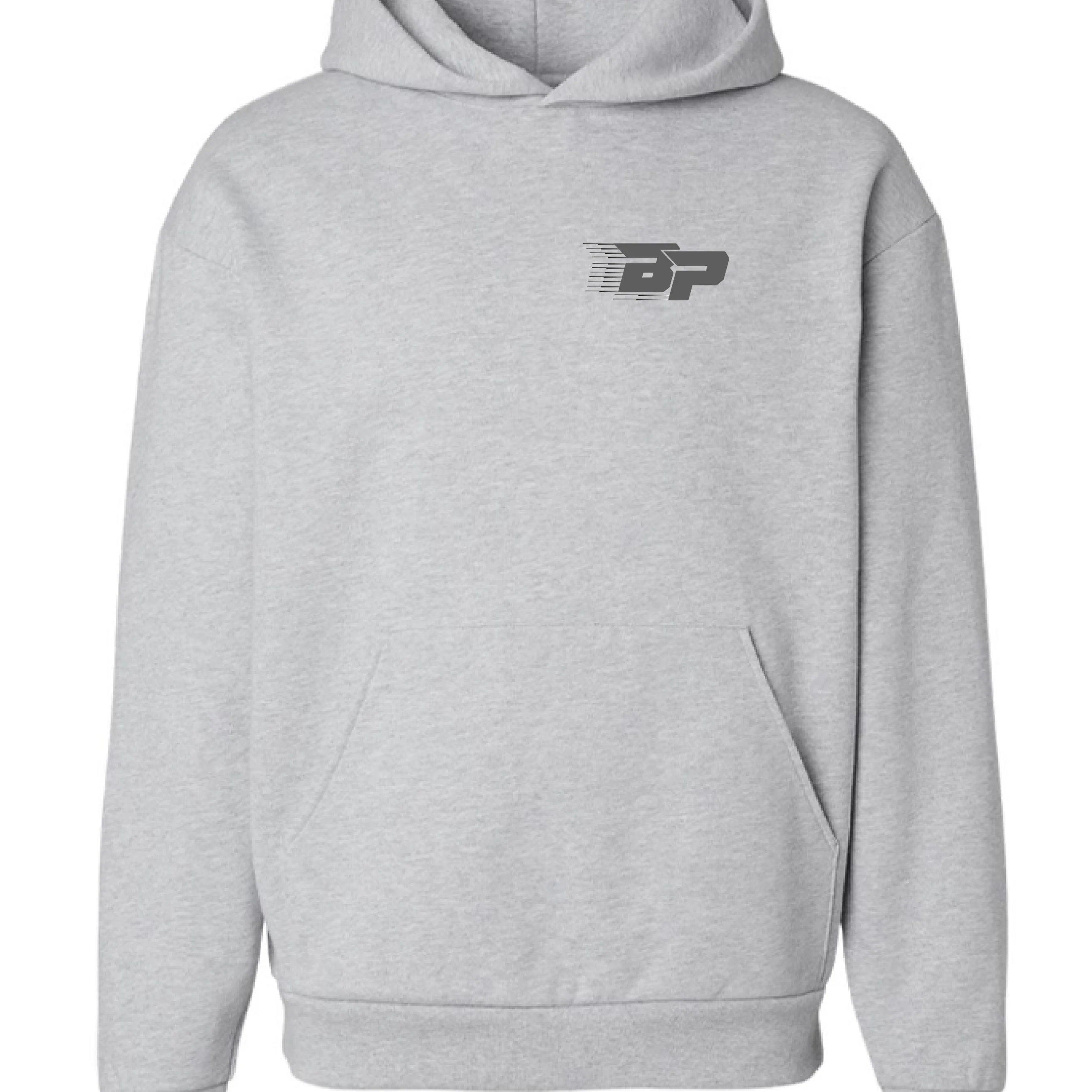 BP Heavyweight Hoodie - Grey Trailing BP - Image 7