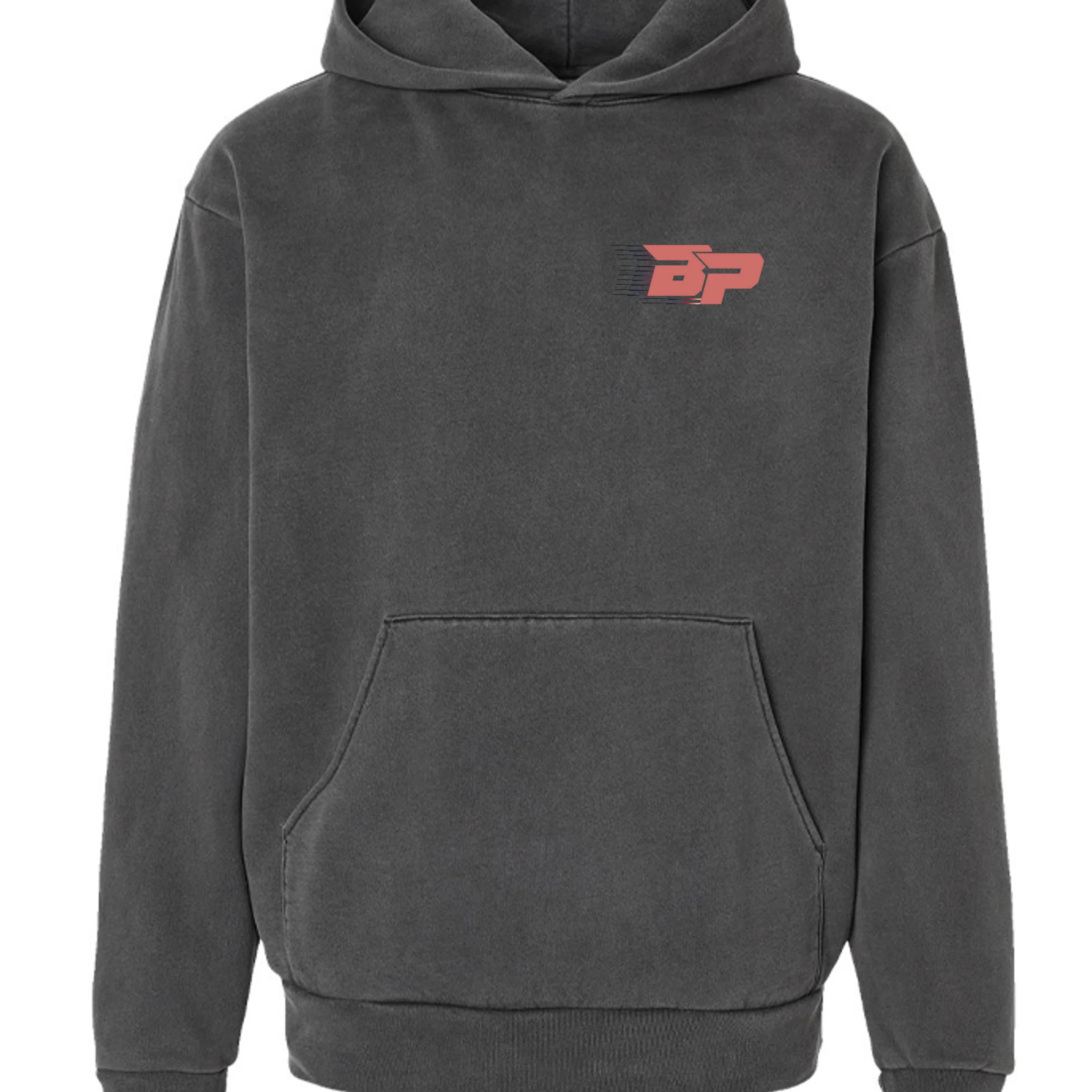 BP Heavyweight Hoodie - Coral Trailing BP - Image 4