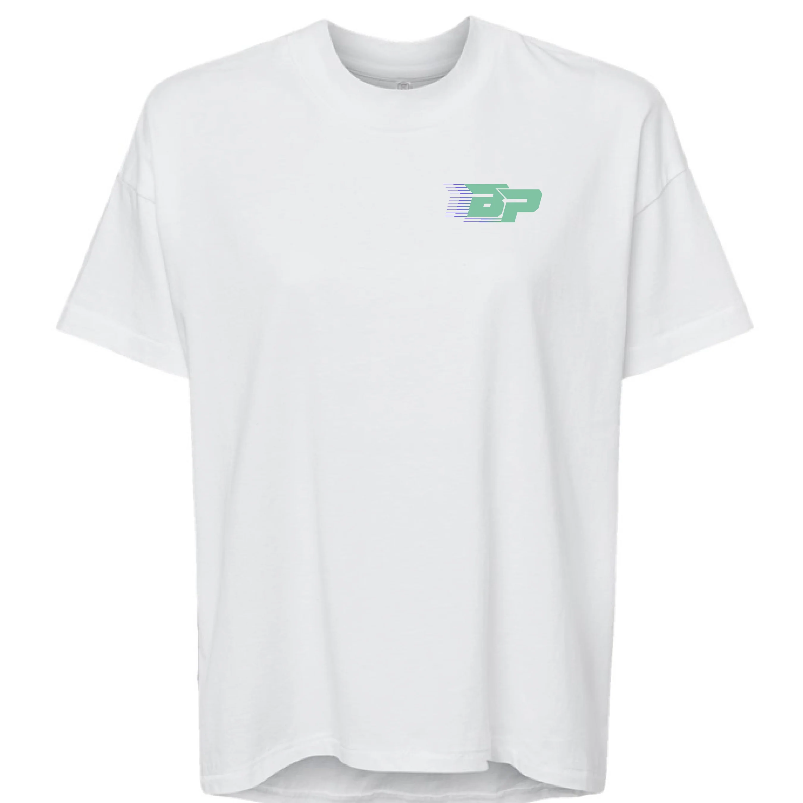 Women's BP Hi-Lo Tee - Teal - Image 4