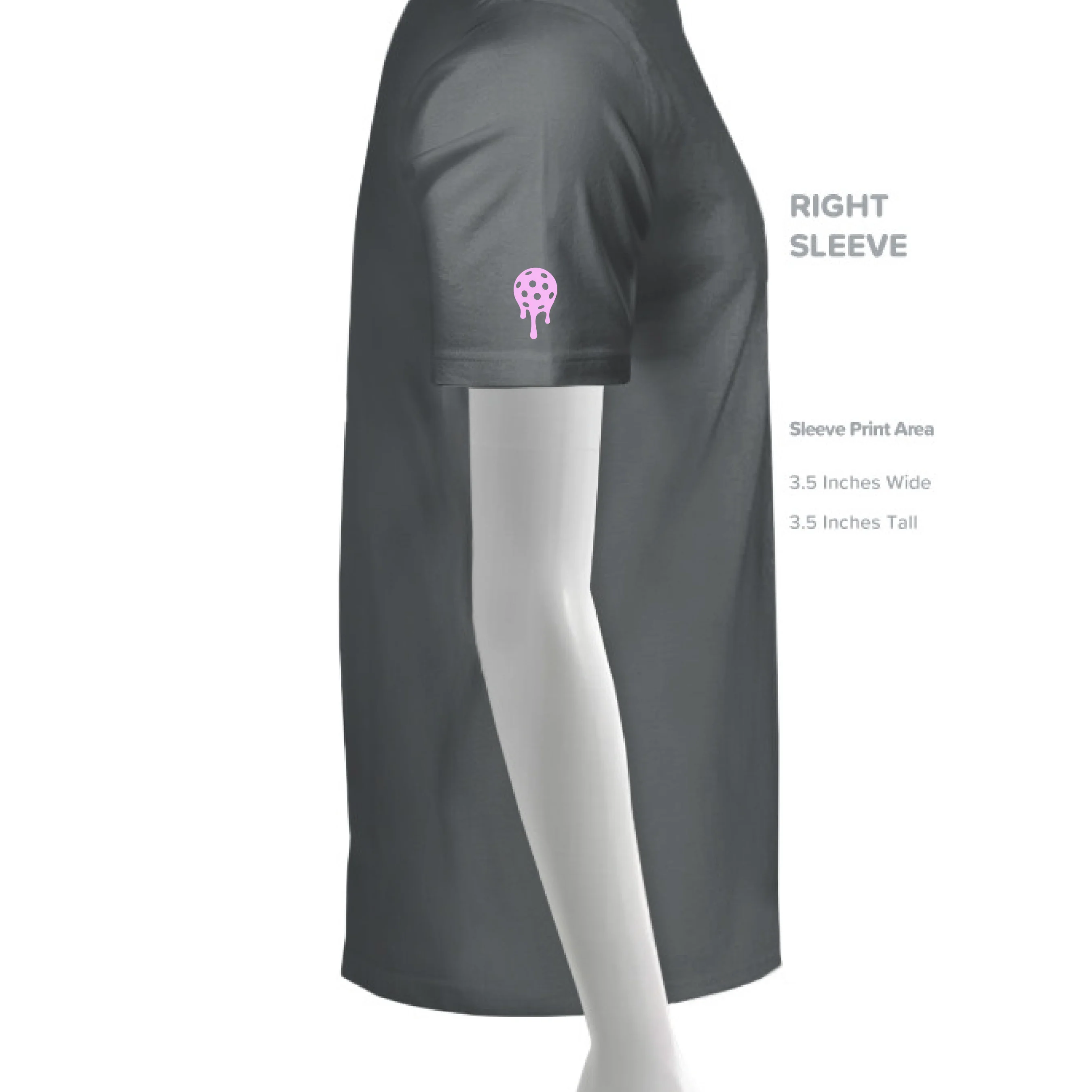 Women's BP Hi-Lo Tee - Pink - Image 3