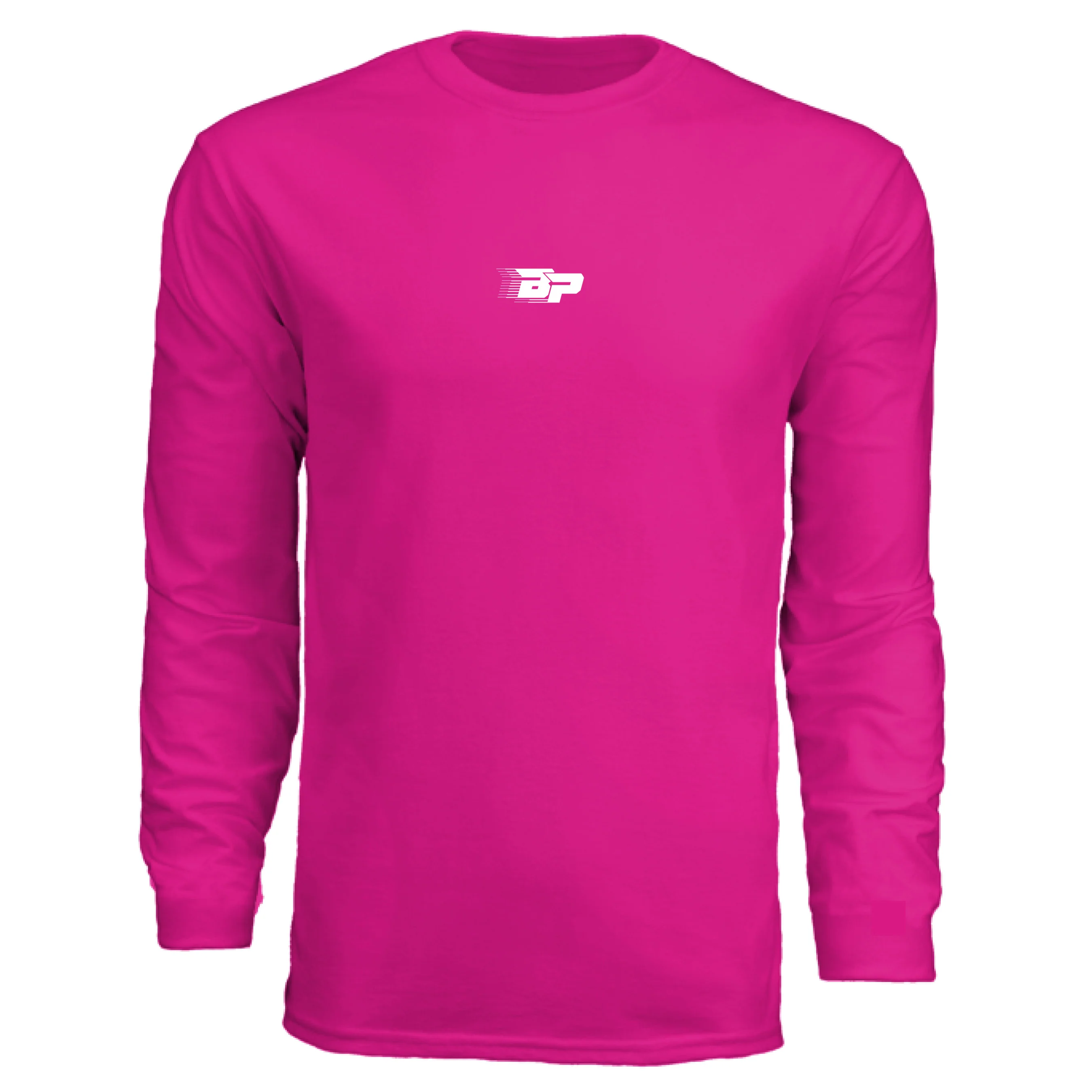 Women's Long Sleeve Performance Tee - BP White Logo - Image 13