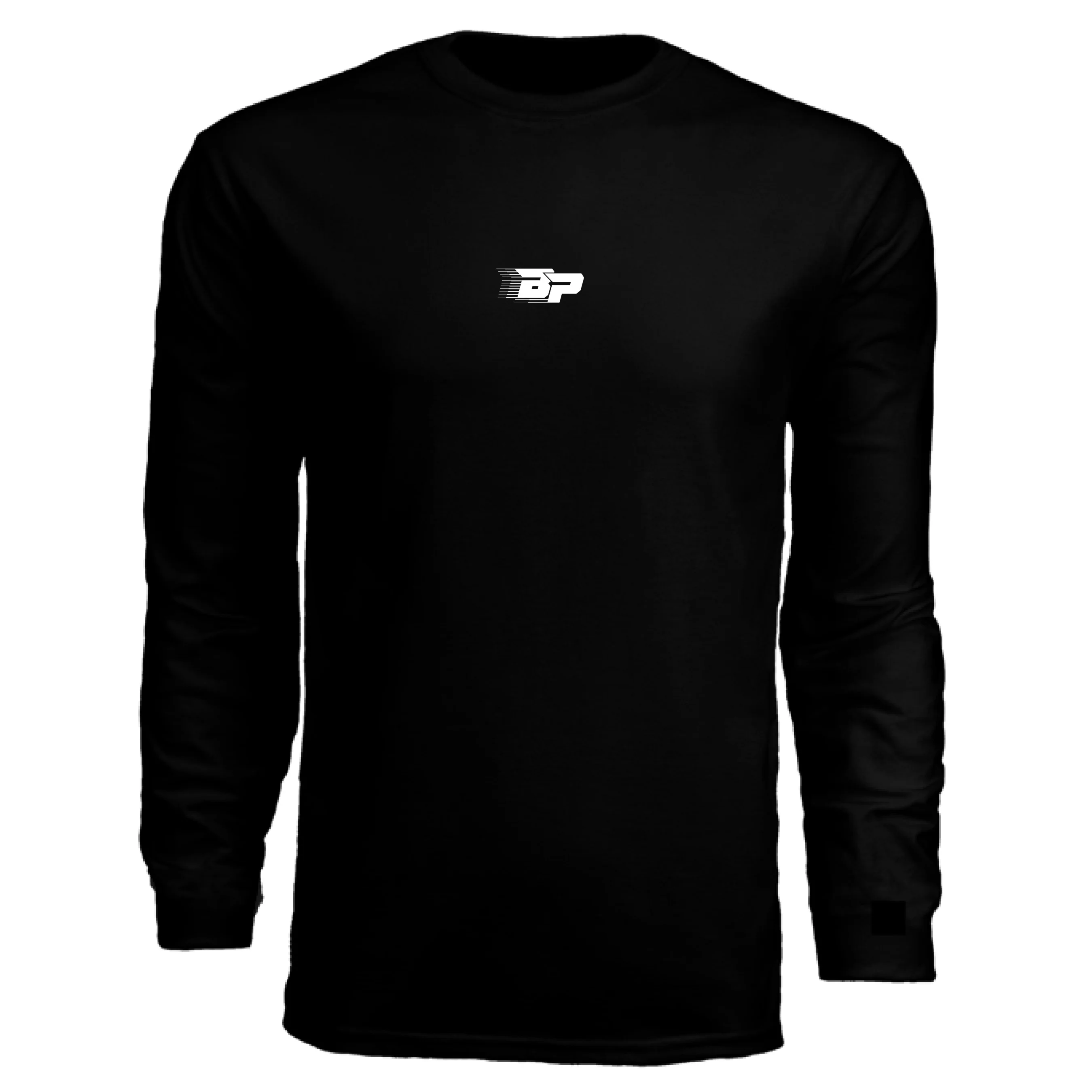 Women's Long Sleeve Performance Tee - BP White Logo - Image 16
