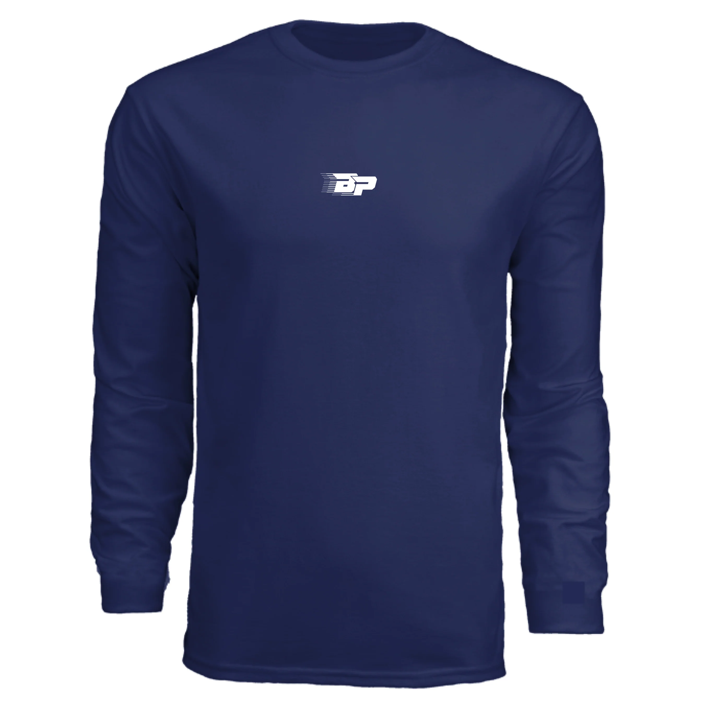 Women's Long Sleeve Performance Tee - BP White Logo - Image 4